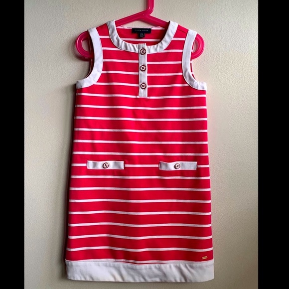 3/$40 ⭐️ Tommy Hilfiger Girls Sleeveless Dress SIZE S/P (6-7) - Picture 1 of 10